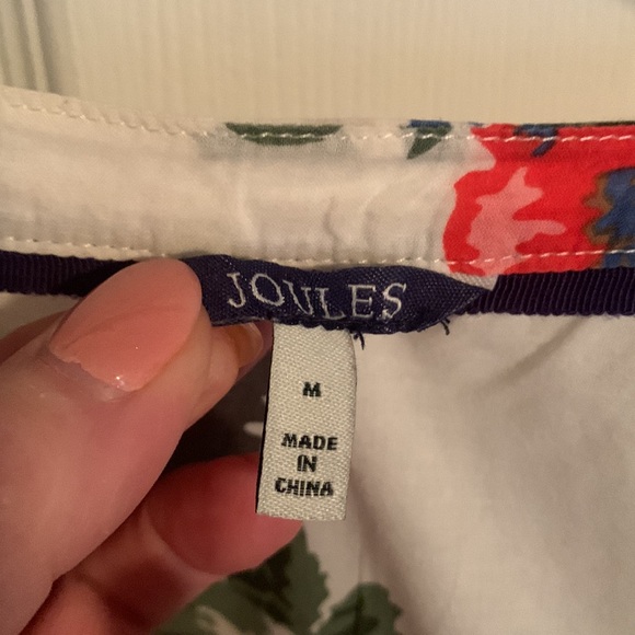 Joules Cotton Floral Pajama Short Set Size Medium - Picture 4 of 10